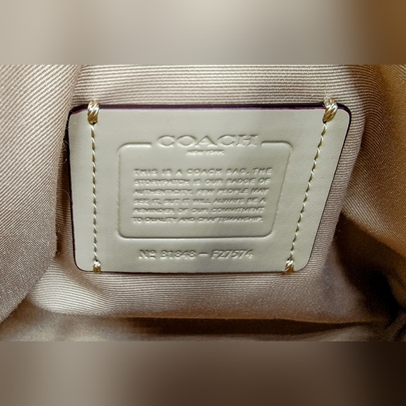 Coach F27574 Mini Kelsey Legacy Collection Jacquar NWT - Picture 8 of 11